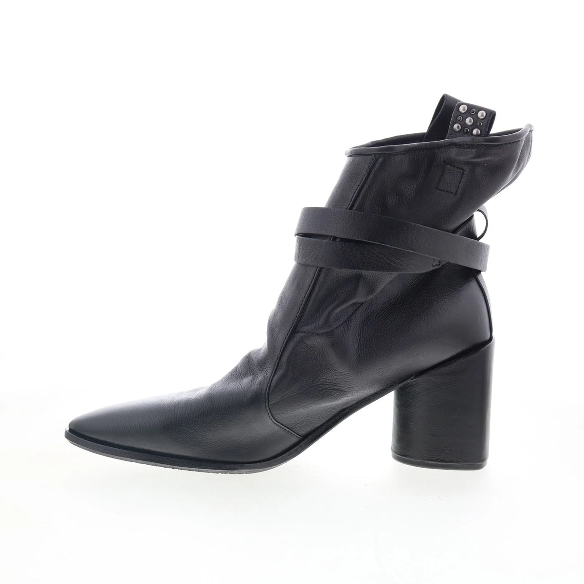 Enzo A98207-102-6002 Womens Black Leather Ankle & Booties Boots