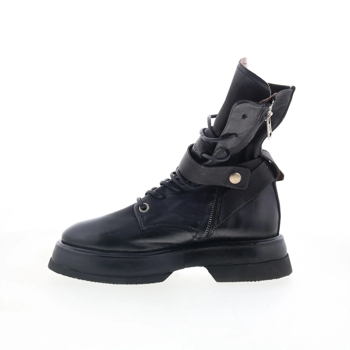 Vero A90203-301-6002 Womens Black Leather Ankle & Booties Boots