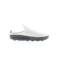 Asportuguesas Come COME023ASP-042 Womens White Slip On Clog Flats Shoes