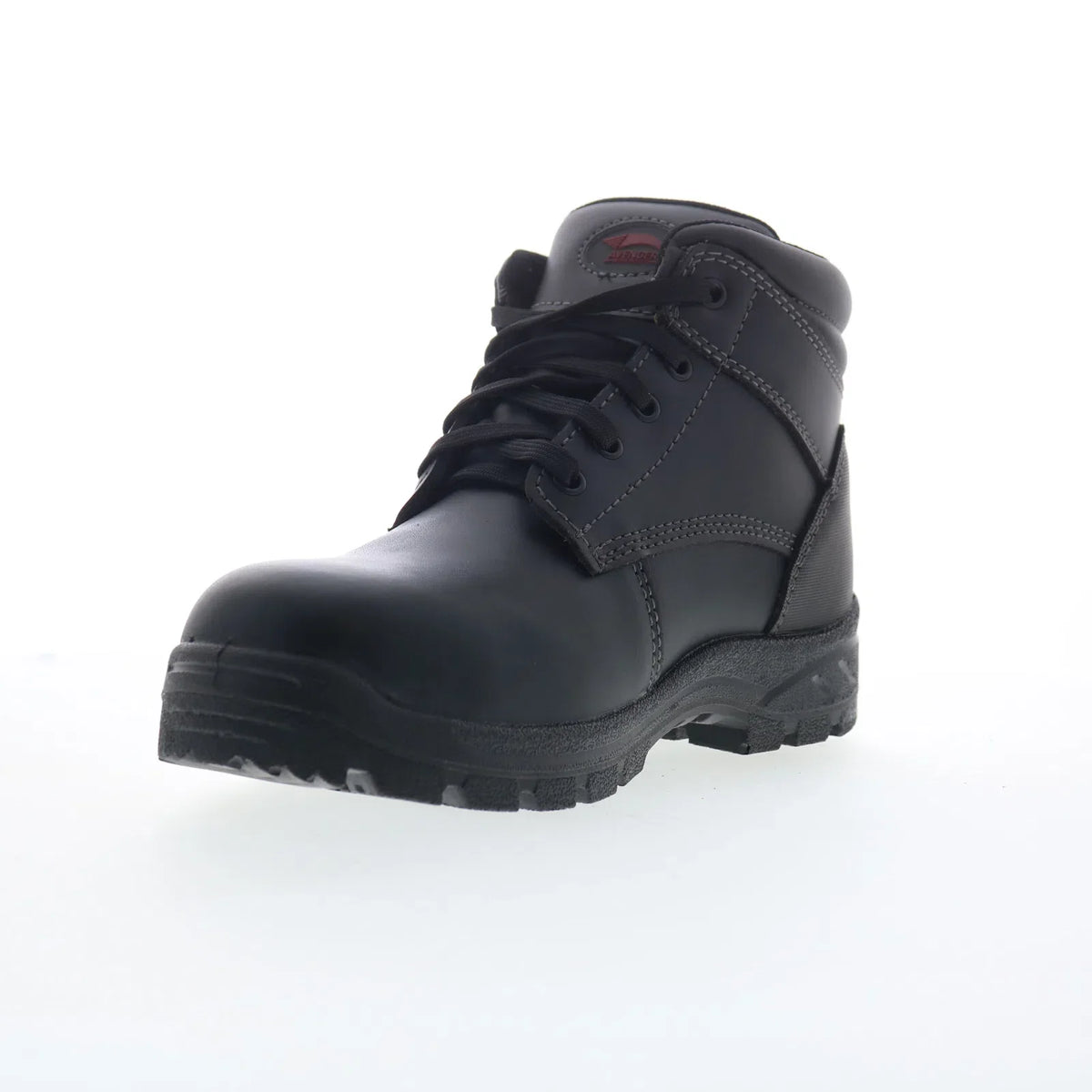 Avenger Builder Econ Mid- Steel Toe EH SR Mens Black Wide Work Boots