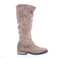 Teagan Womens Brown Leather Zipper Casual Dress Boots