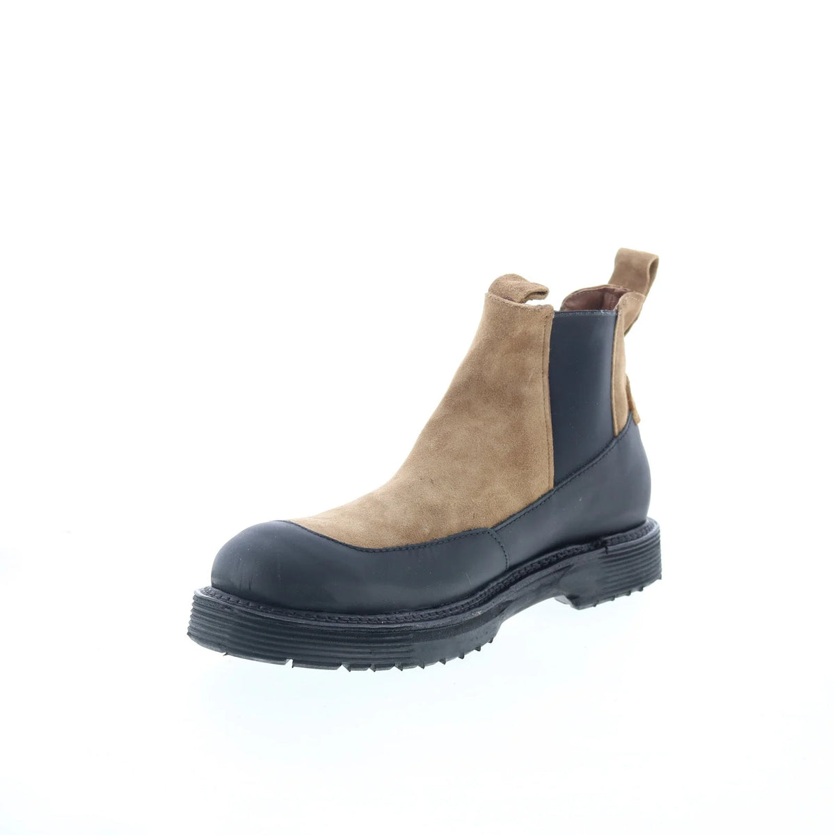 Ronny Mens Brown Synthetic Slip On Chelsea Boots