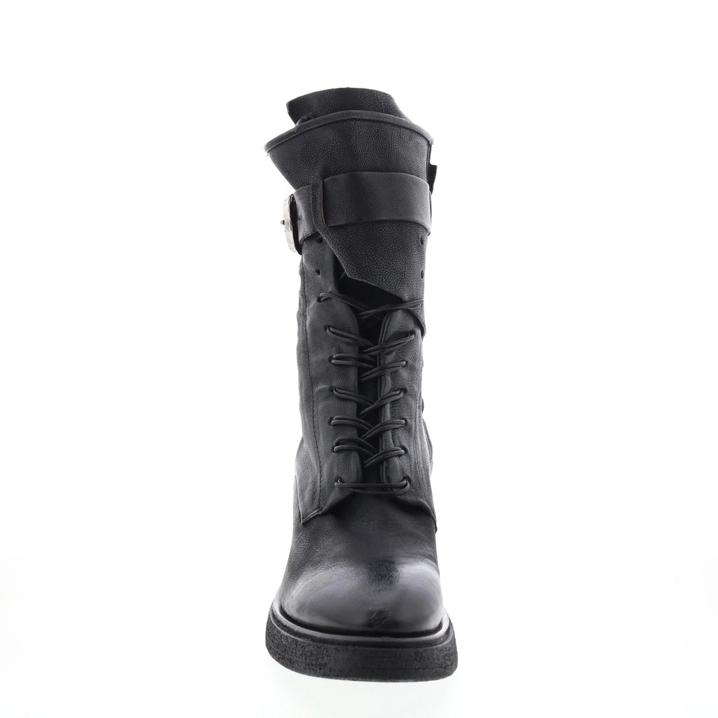 Thatcher A30210-201 Womens Black Leather Casual Dress Boots