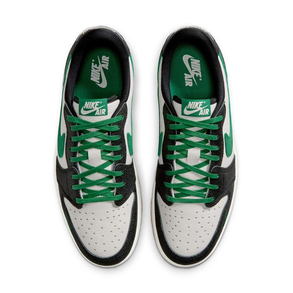 Retro 1 Low OG Phantom and Pine Green - Mens