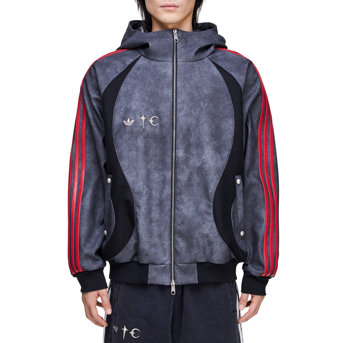 x Thug Club Teamgeist Faux Leather Jacket