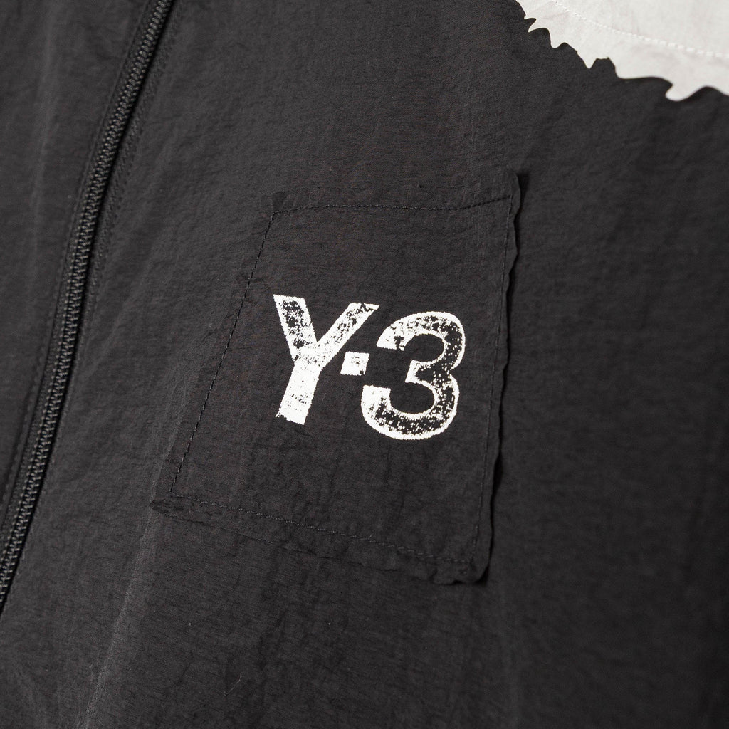 Y-3 Raw Edge 3 Stripes Nylon Shell Jacket