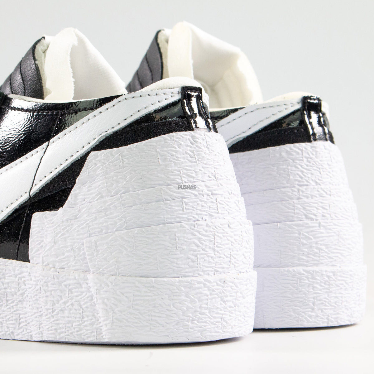 Blazer Low x Sacai 'Black Patent Leather' (2022)