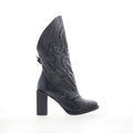 Selbee A21202-101-6002 Womens Black Leather Casual Dress Boots