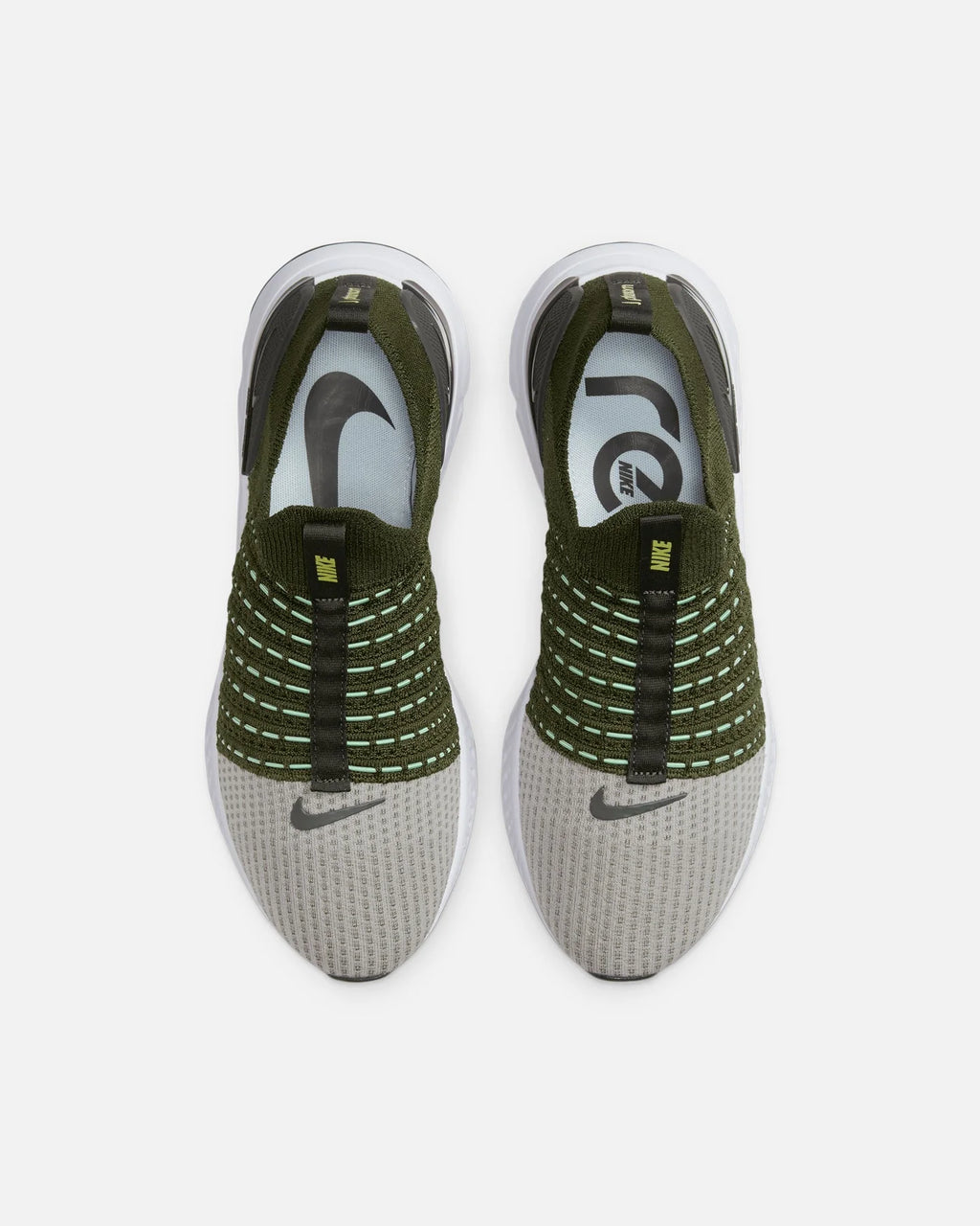 React Phantom Run FlyKnit 2 Rough Green/Yellow