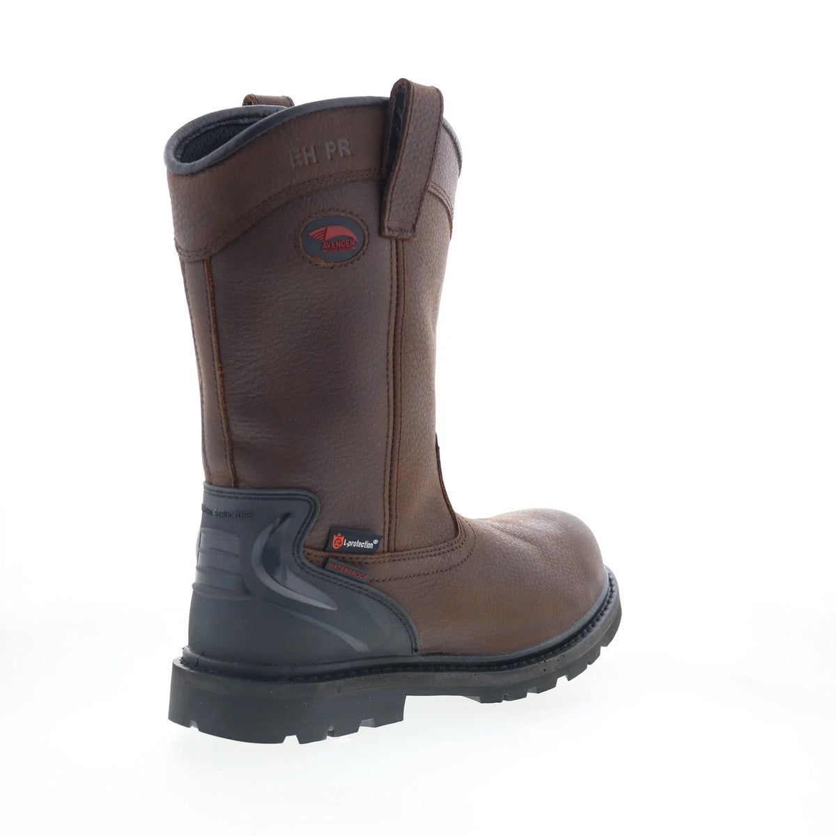 Avenger Hammer Soft Toe A7676 Mens Brown Leather Work & Safety Boots