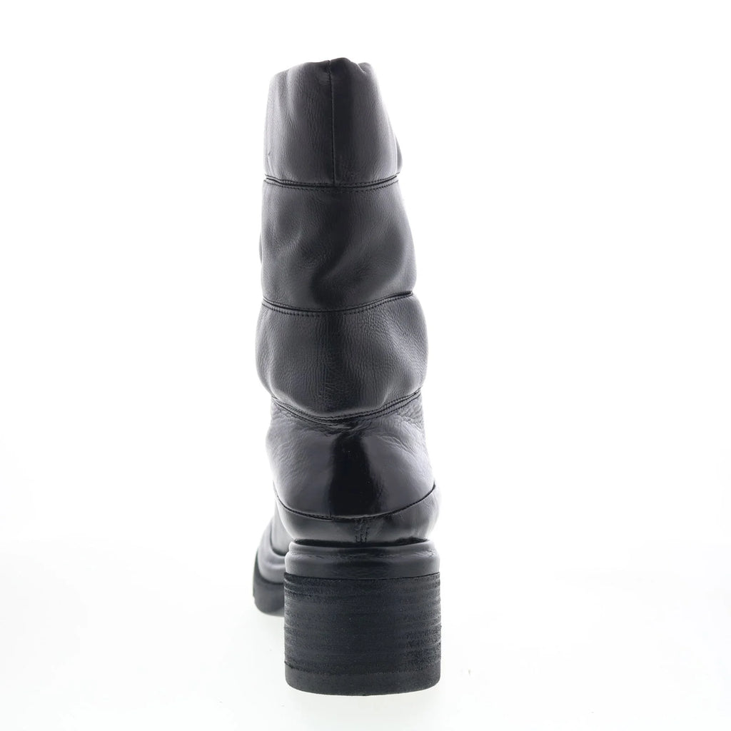 Edwin Womens Black Leather Zipper Casual Dress Boots