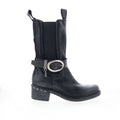 Nayden A63201-201-6002 Womens Black Leather Casual Dress Boots