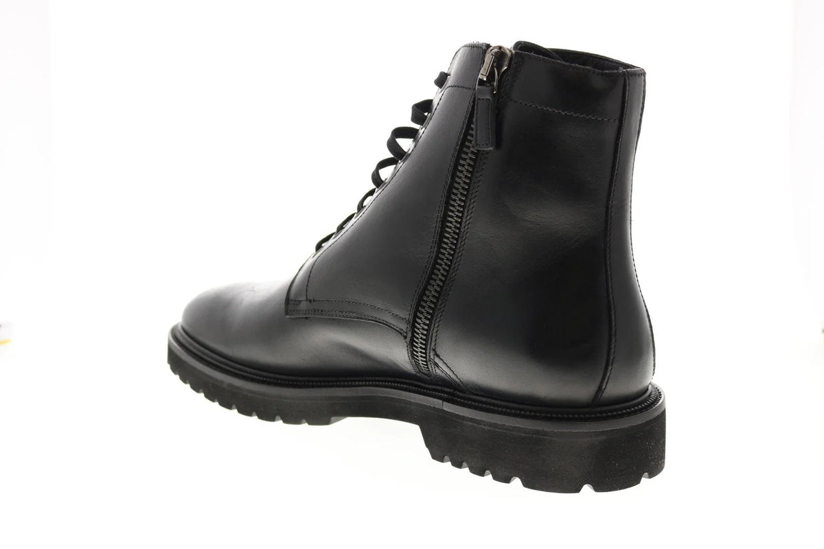 Aquatalia Patrizio Calf 34M0935-BLK Mens Black Leather Casual Dress Boots