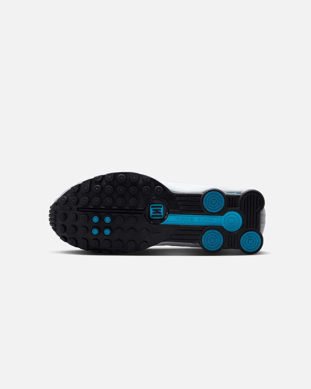 Shox R4 Metallic Silver/Blue