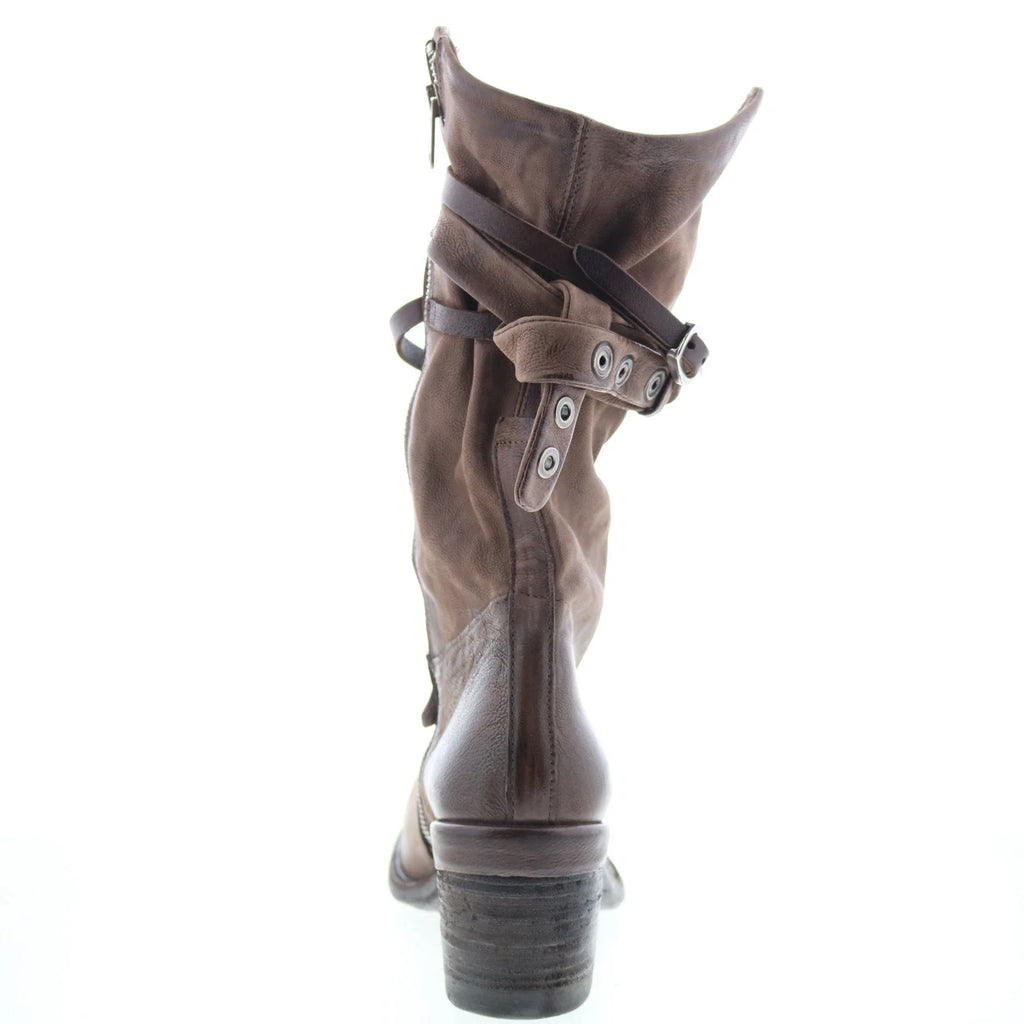 Judd Womens Brown Leather Zipper Casual Dress Boots
