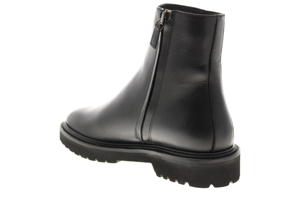 Aquatalia Pasquale Calf 34M0937-BLK Mens Black Leather Casual Dress Boots