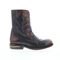 Traver Womens Brown Leather Zipper Casual Dress Boots
