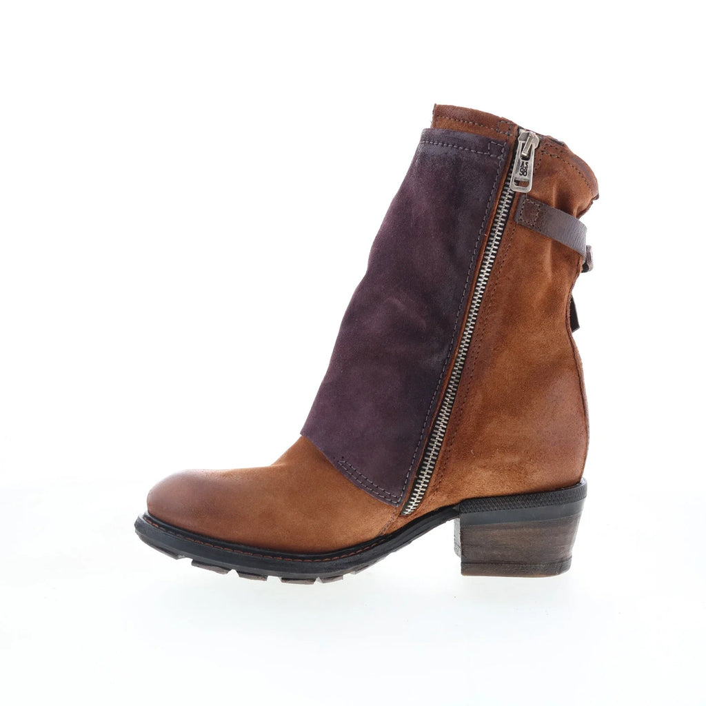 Connor A22204-101-0004 Womens Brown Suede Zipper Casual Dress Boots