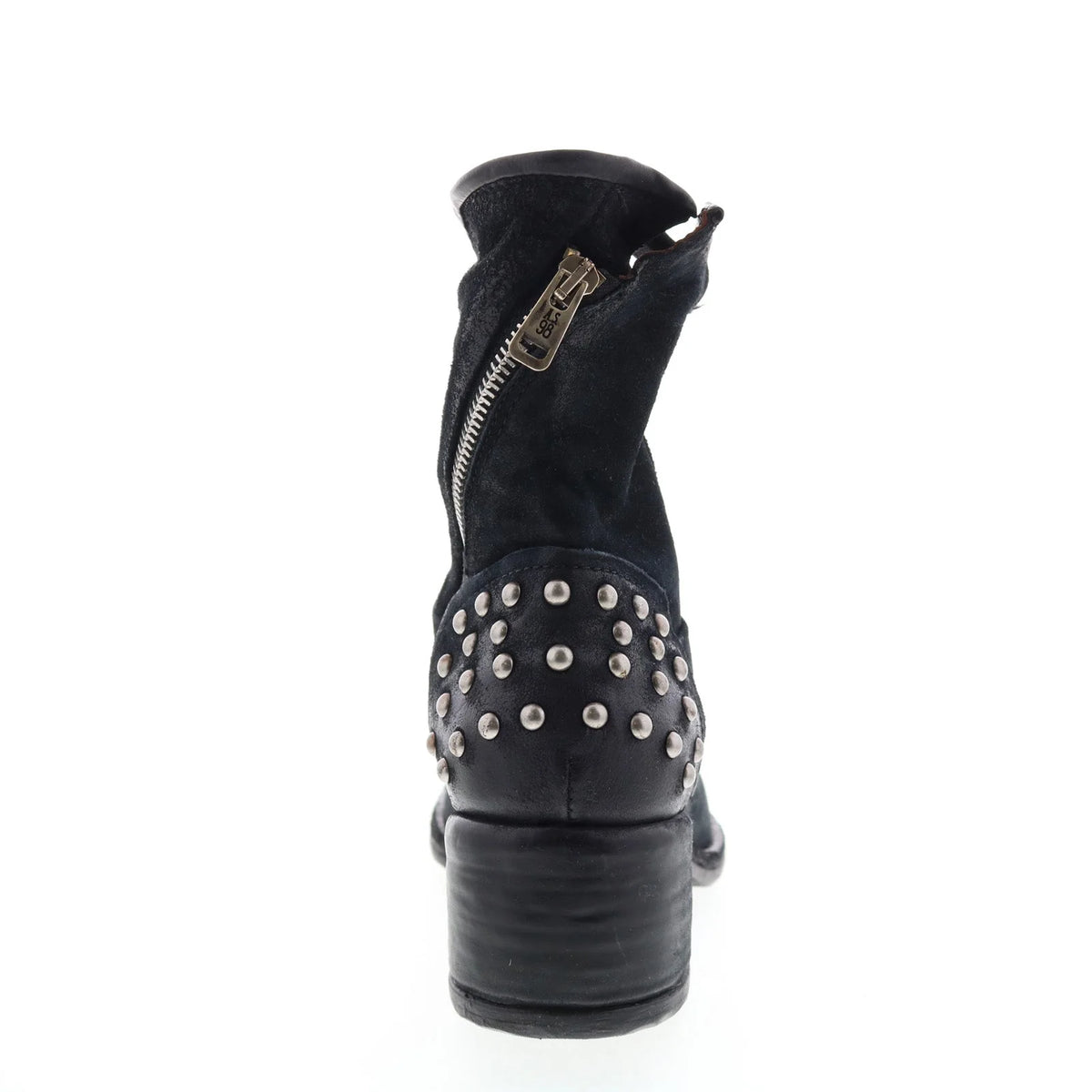 Orrin 548204-301 Womens Black Leather Zipper Casual Dress Boots