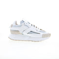 Evander Womens White Synthetic Lace Up Lifestyle Sneakers Shoes