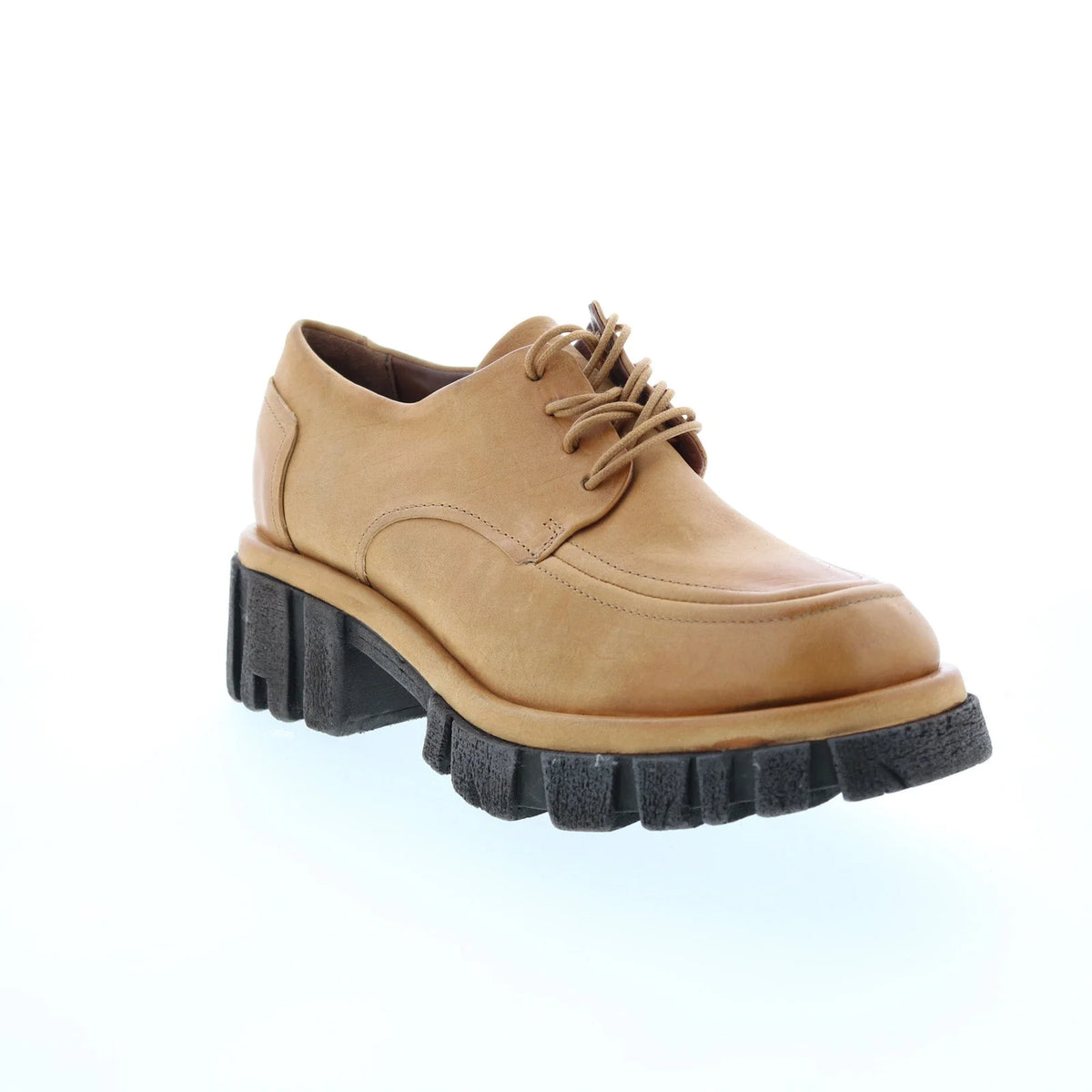 Henrik A82104-101 Womens Brown Leather Oxfords & Lace Ups Casual Shoes