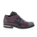Tarek 516134-301-6903 Womens Burgundy Leather Ankle & Booties Boots