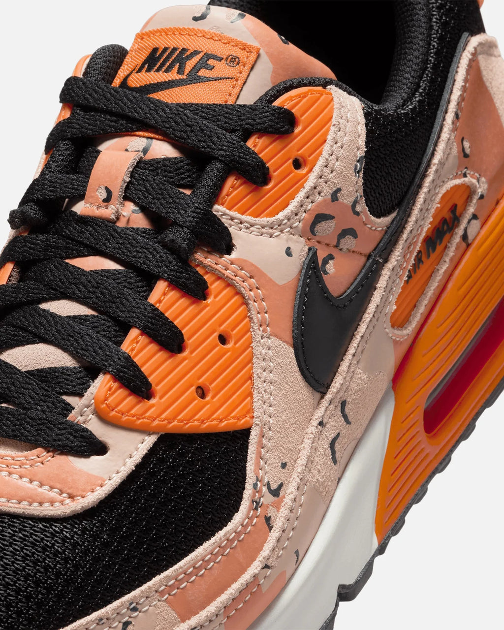 Air Max 90 Premium "Camo" Beige/Black/Safety Orange