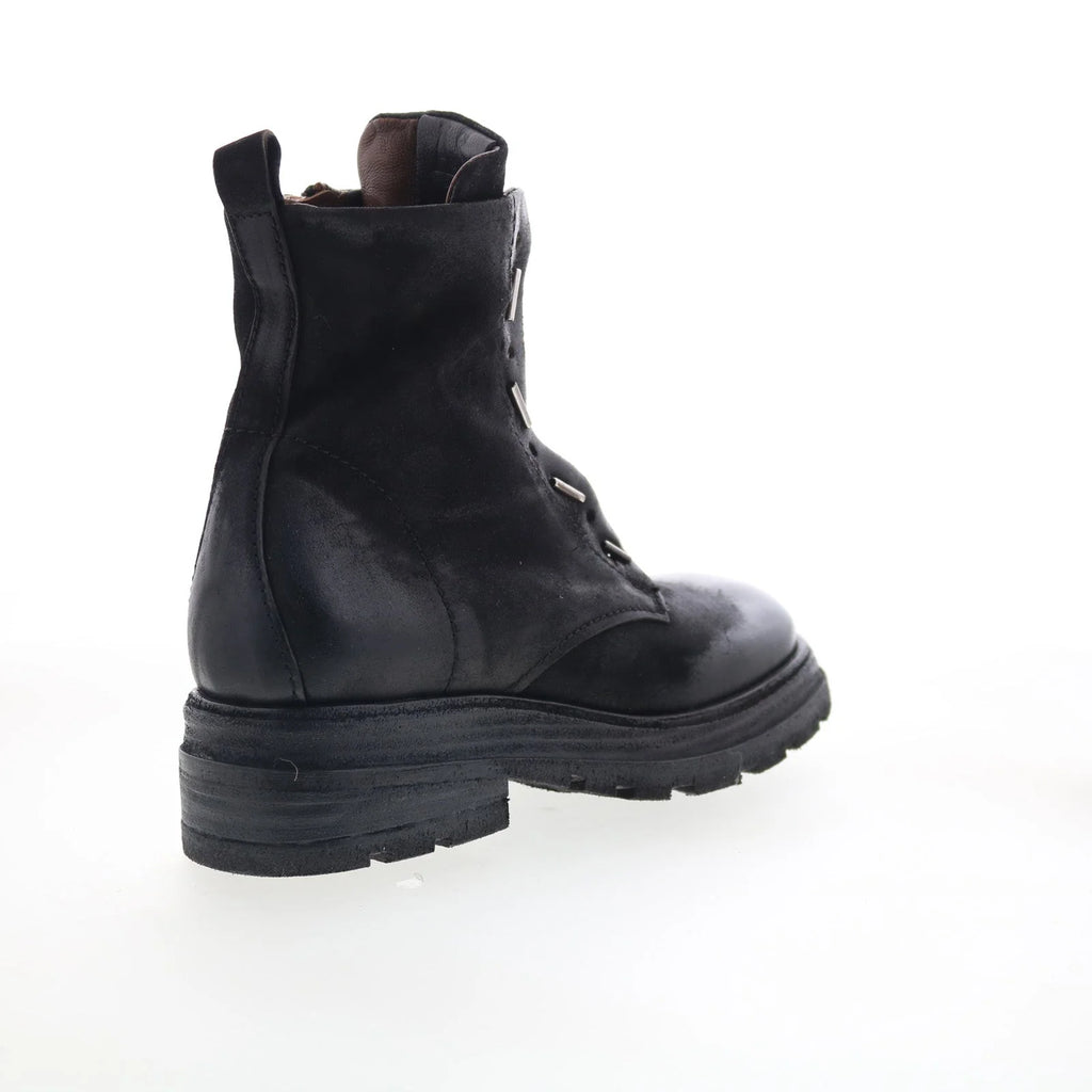Lanford Womens Black Leather Zipper Casual Dress Boots