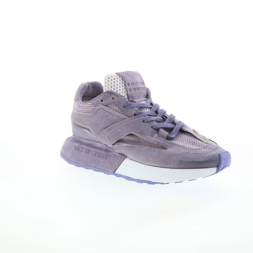 Evander Womens Purple Synthetic Lace Up Lifestyle Sneakers Shoes