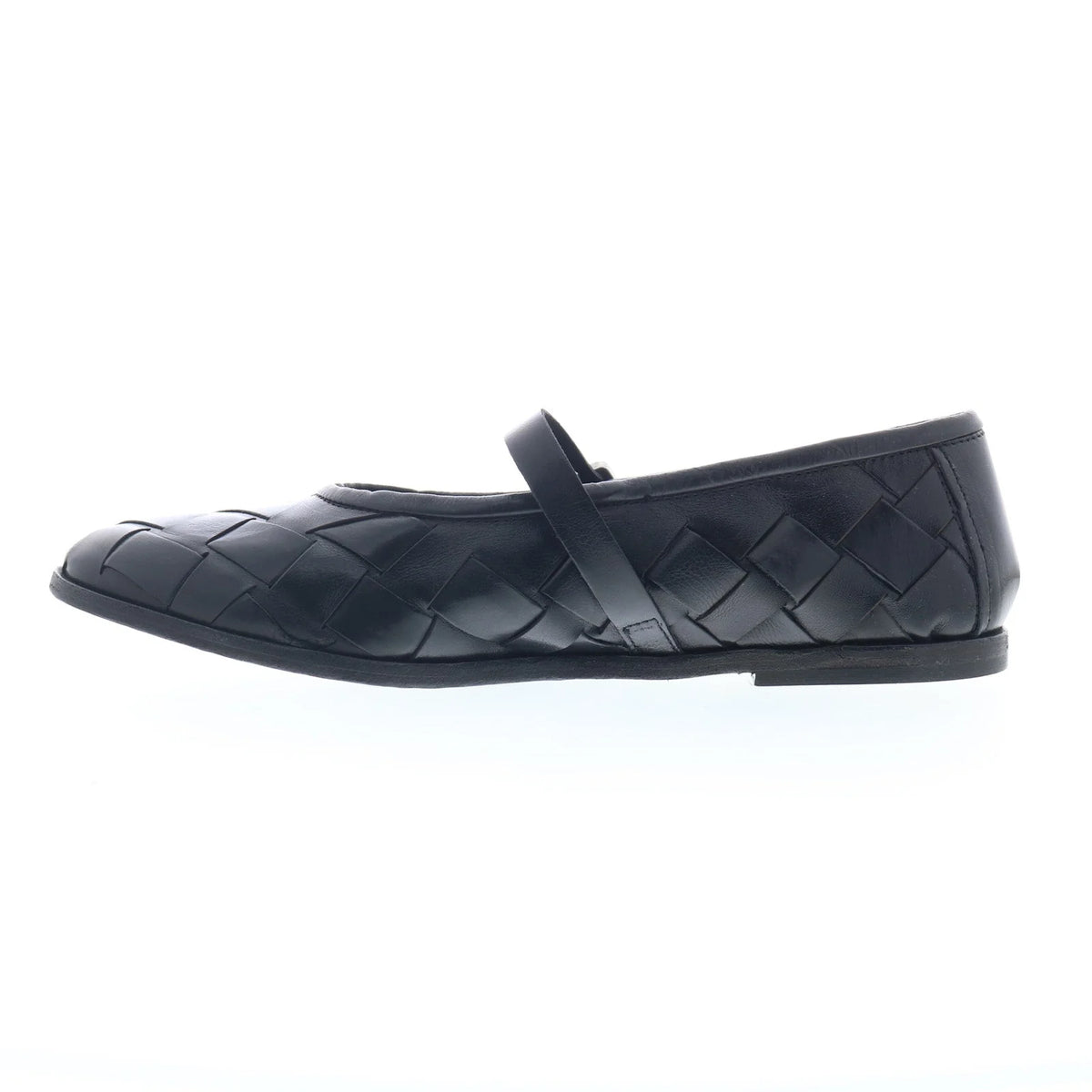 Jordan Womens Black Leather Hook & Loop Mary Jane Flats Shoes