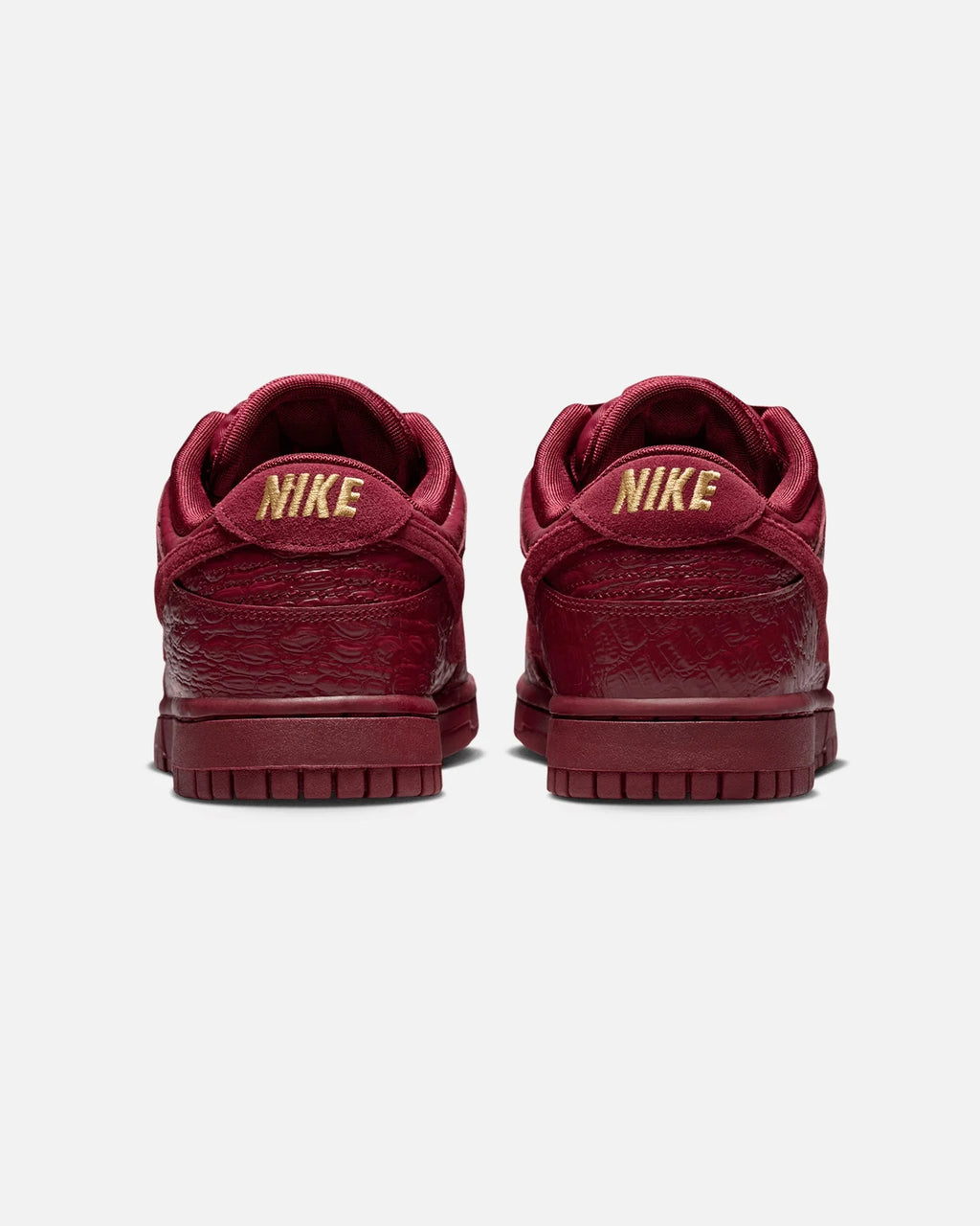 Women's Dunk Low "Croc Skin" Team Red