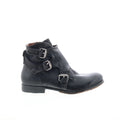 Cooper Mens Black Leather Zipper Casual Dress Boots