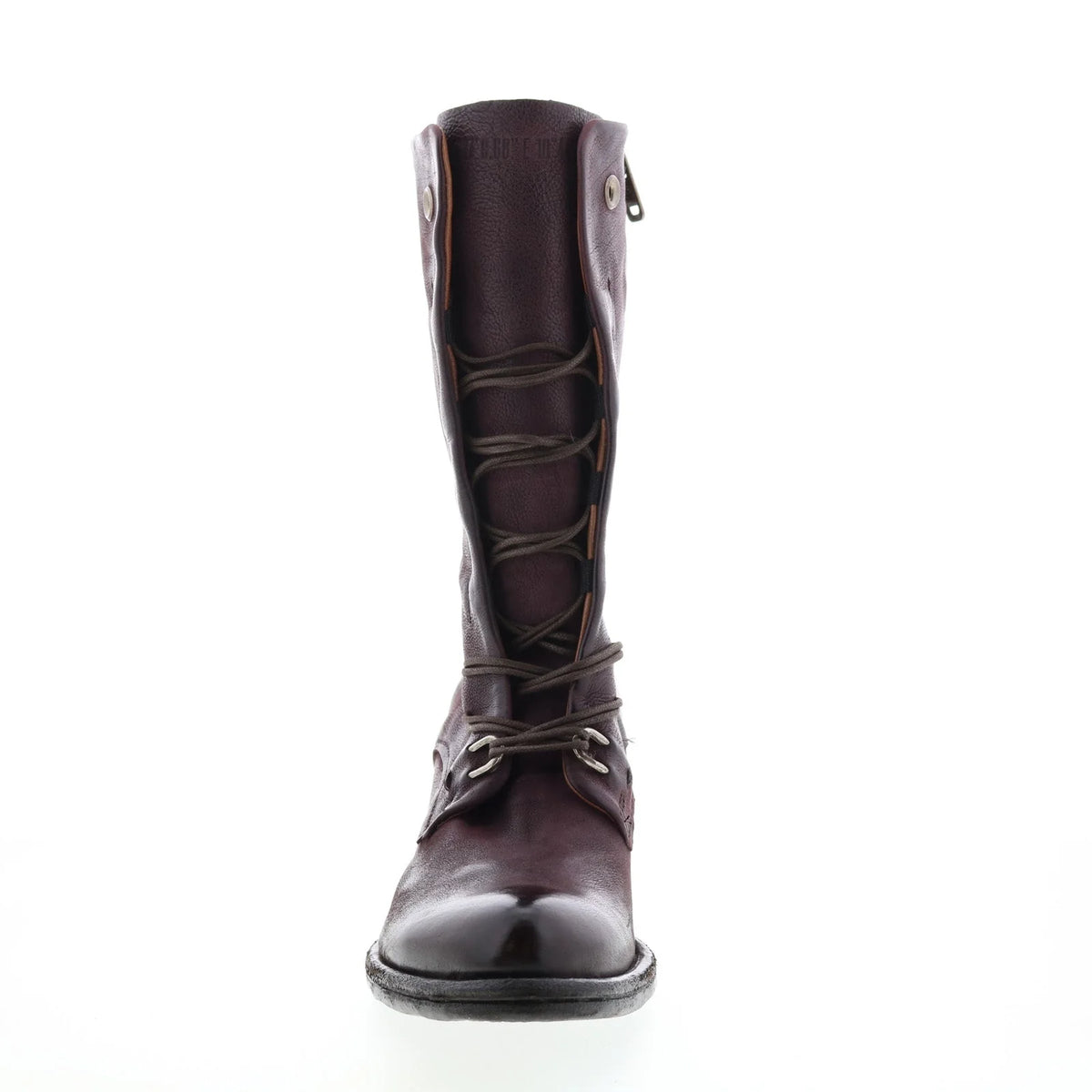 Opie 548213-201 Womens Burgundy Leather Lace Up Casual Dress Boots