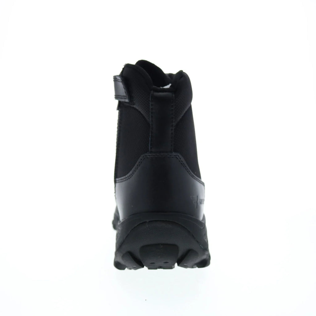 Bates Fuse Mid Side Zip Steel Toe E06505 Mens Black Leather Tactical Boots