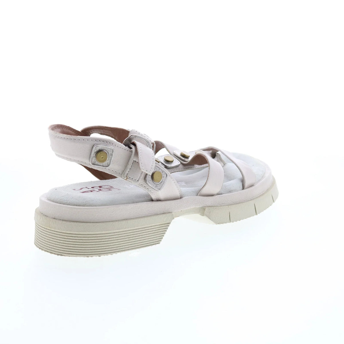 Ferdie A64003-301 Womens Beige Leather Strap Sandals Shoes