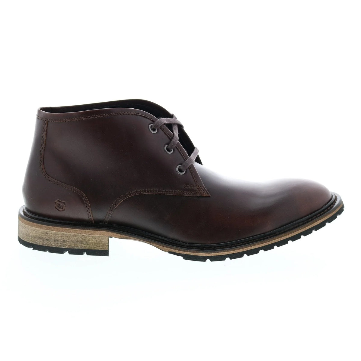 Andrew Marc Woodside AM1022-644 Mens Burgundy Leather Lace Up Chukkas Boots