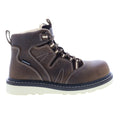Avenger Wedge Carbon Toe Electric Hazard Waterproof 6" Womens Brown Work Boots