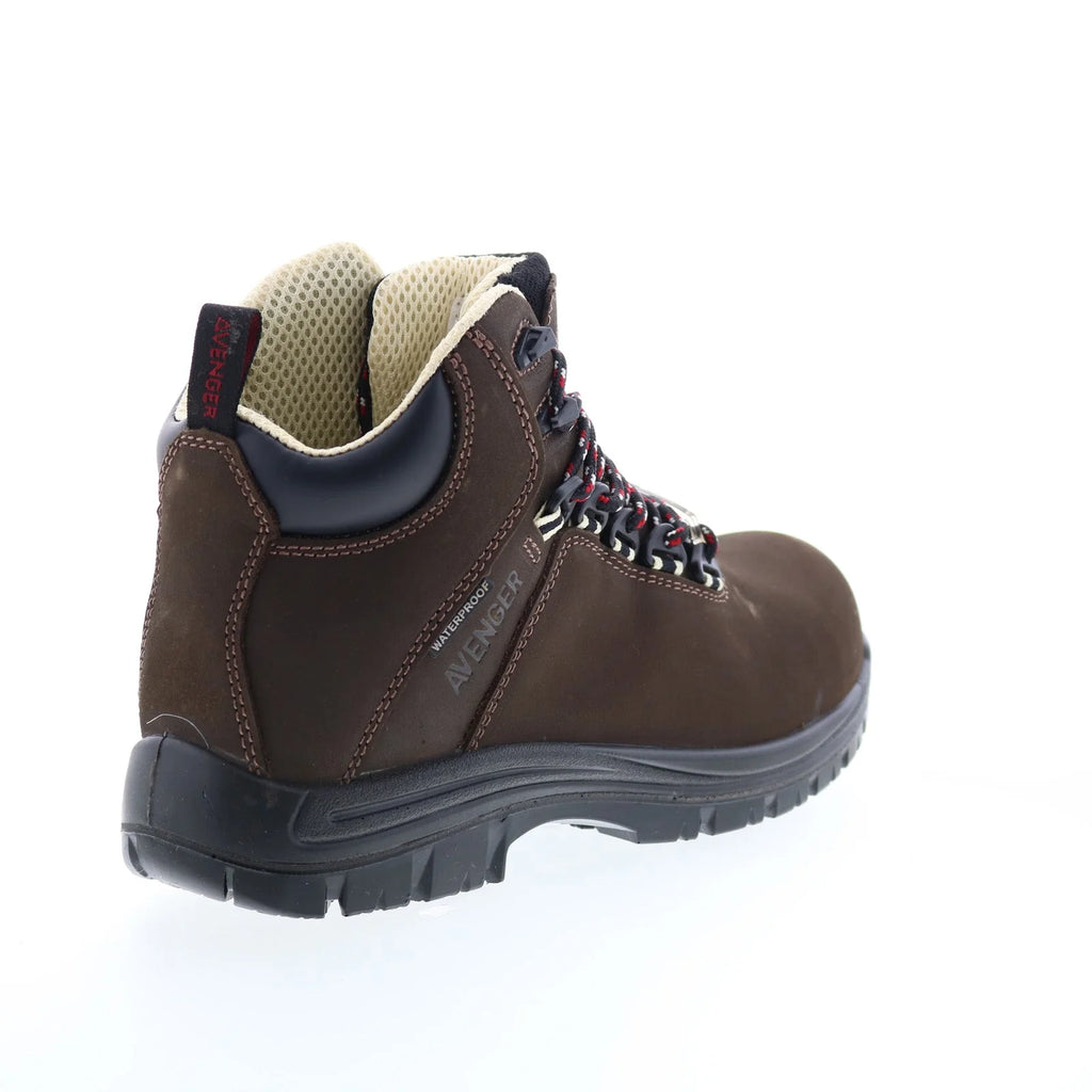 Avenger Breaker Composite Toe Electrical Hazard WP Mens Brown Wide Boots