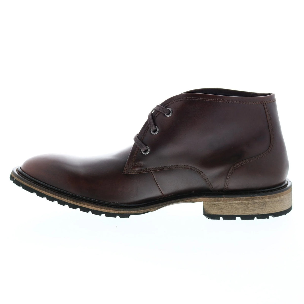 Andrew Marc Woodside AM1022-644 Mens Burgundy Leather Lace Up Chukkas Boots
