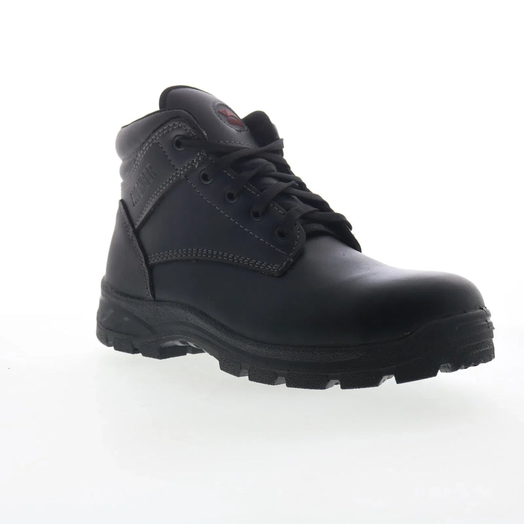 Avenger Builder Econ Mid- Steel Toe EH SR Mens Black Wide Work Boots
