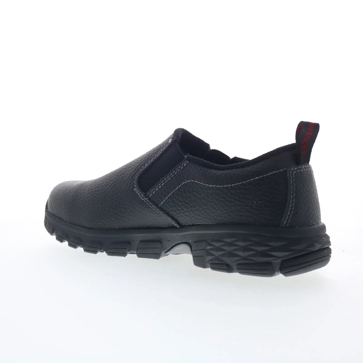 Avenger Flight Slip-On Alloy Toe A7001 Mens Black Work & Safety Shoes