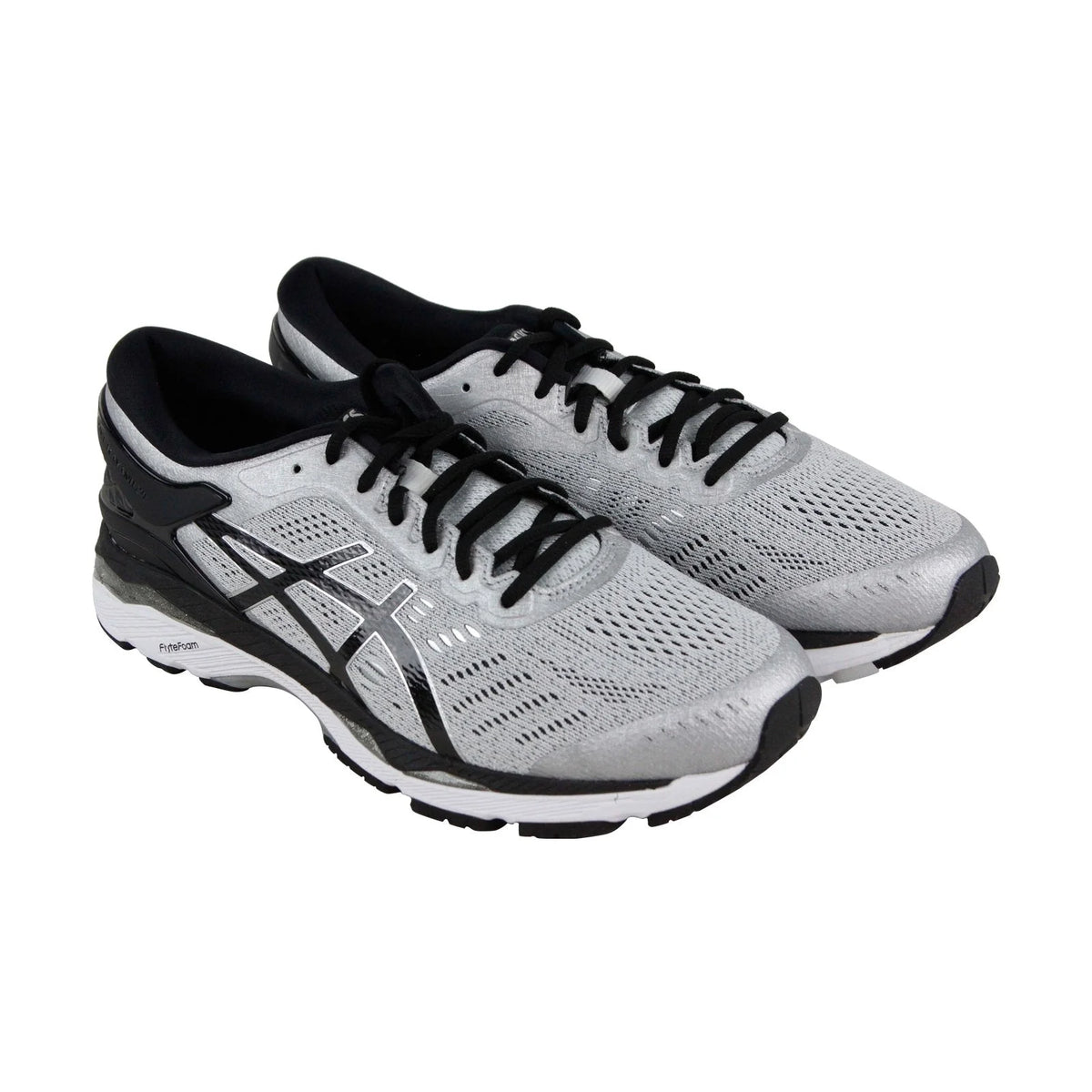 Asics Gel Kayano 24 T7A0N-9390 Mens Gray Wide 2E Canvas Athletic Running Shoes