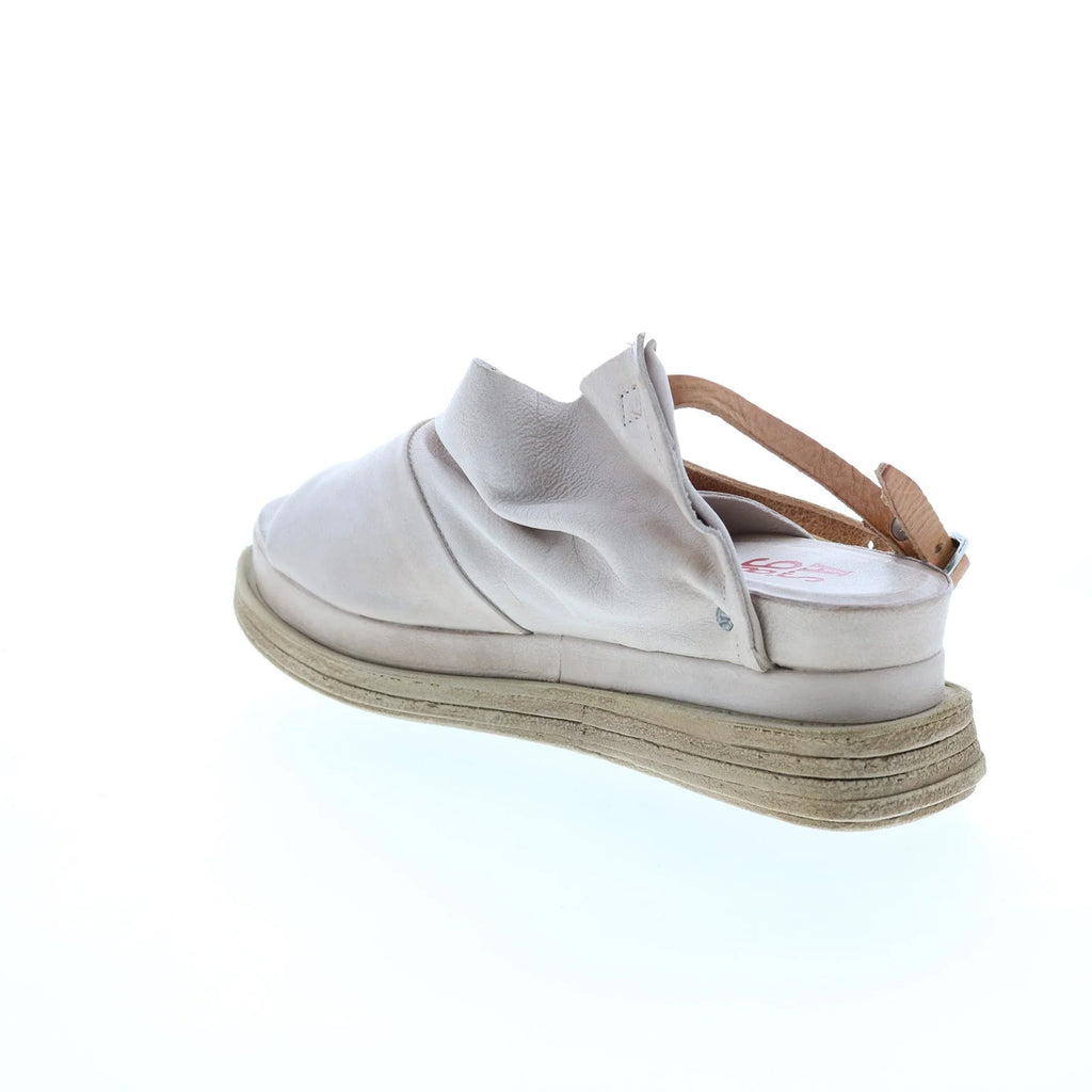 Lira A15027-101 Womens Beige Leather Slingback Sandals Shoes