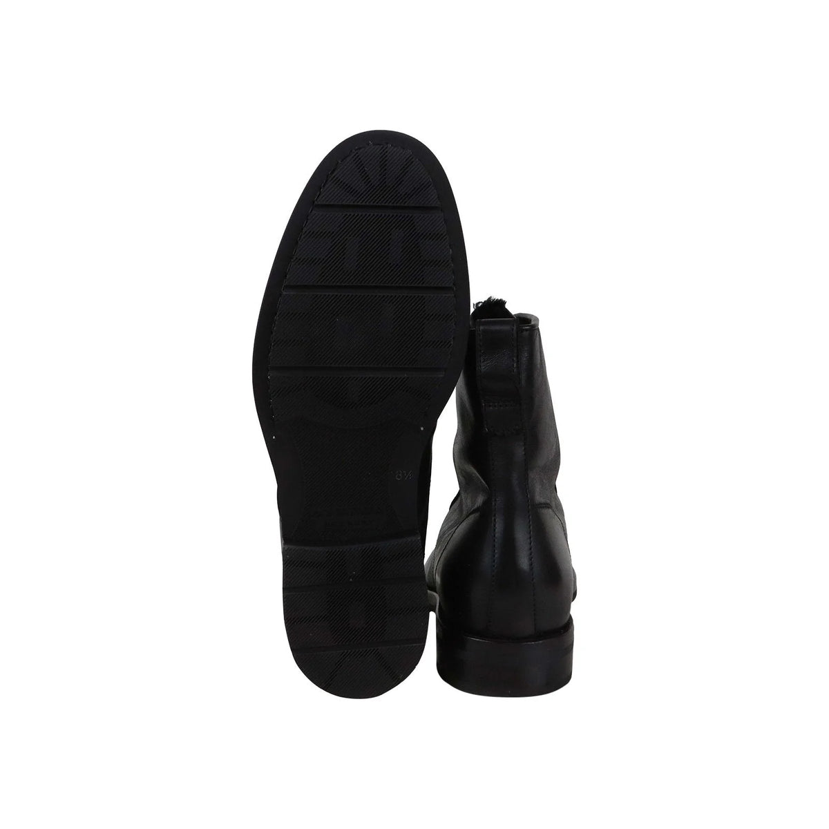Aquatalia Odell Waxy Pul Up Sherling 34M0083 Mens Black Casual Dress Boots