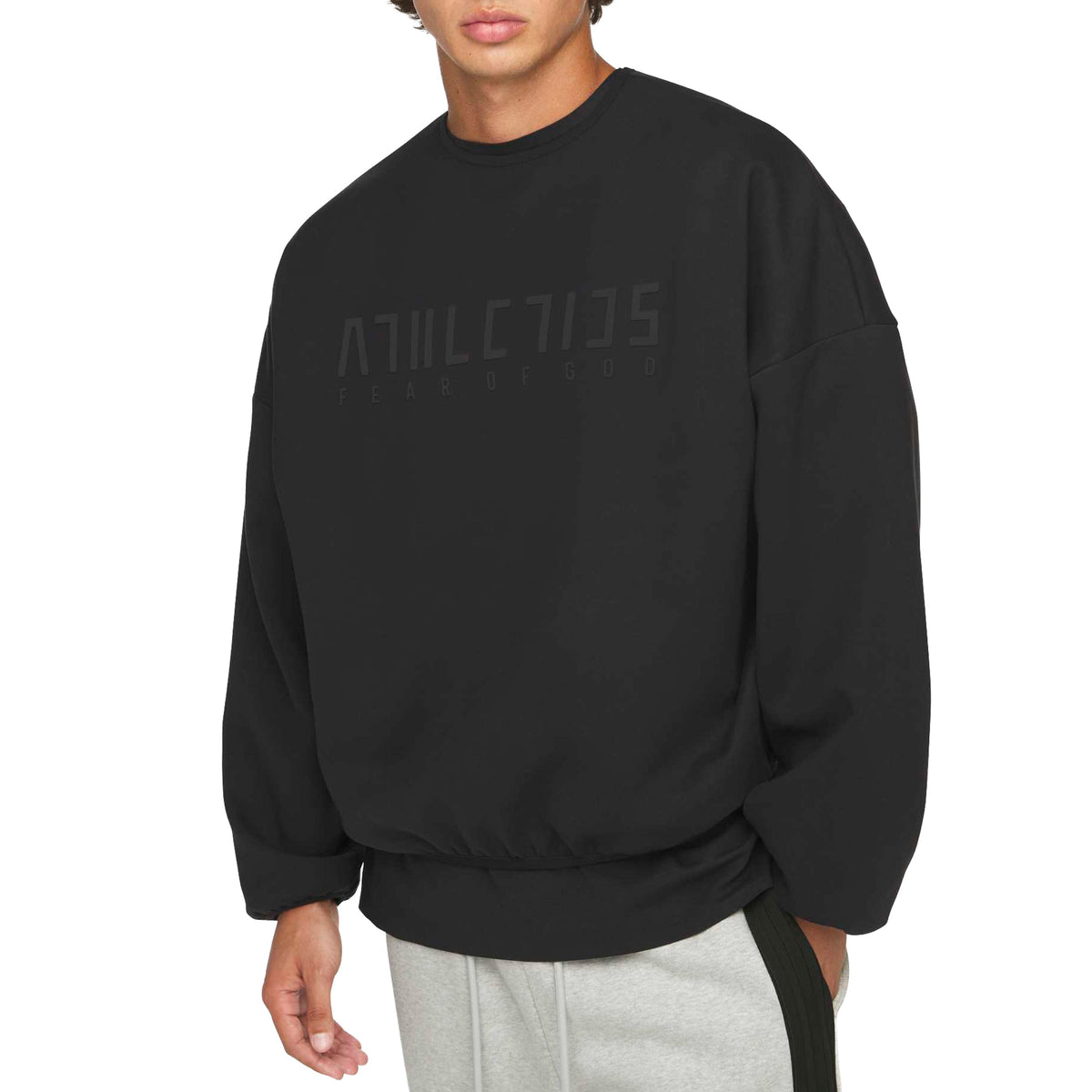 x Fear Of God Athletics Suede Fleece Crewneck